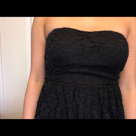 ARDENE Black Lace Strapless Dress - Picture 5 of 5